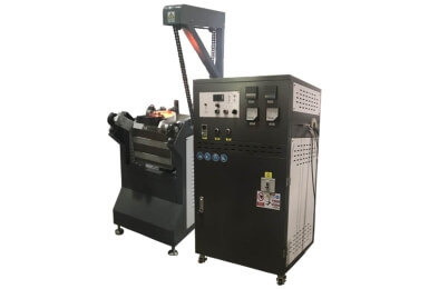 5-80kg Small induction furnace with Chain motor tilting