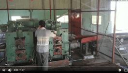 rolling mill working on site