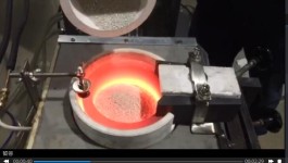 Motor Tilting Gold Melting Furnace
