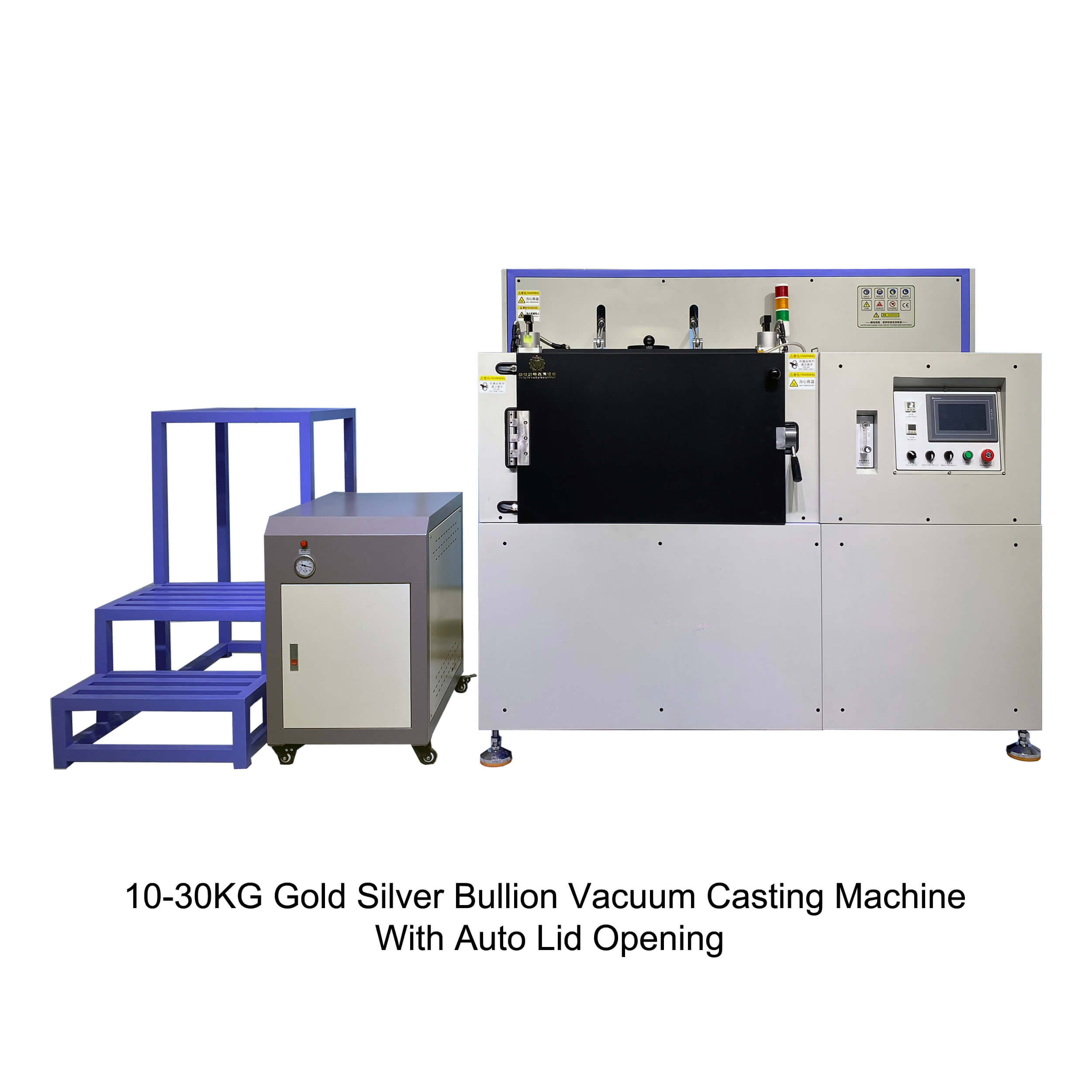 ZIROXI Vacuum Casting Machine, Vacuum Investing Casting Investment Machine,  Digital Display Up to 2100°f, Gold Melting Furnace for Melting Silver
