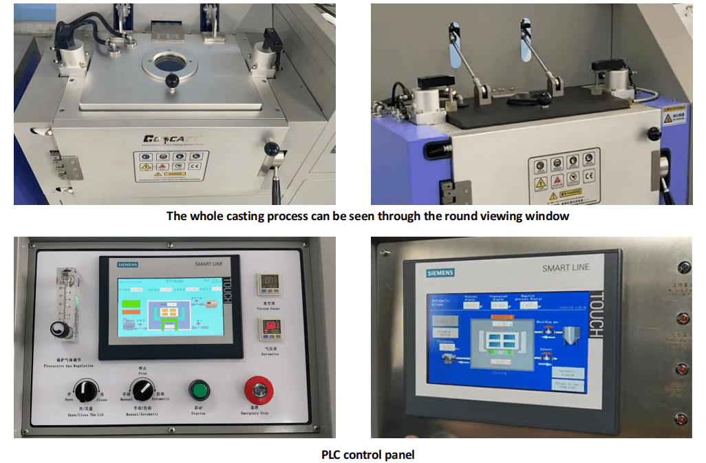 Vacuum Bullion Casting Machine Details