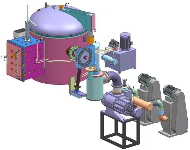 lab induction vacuum melting furnace-COOLDO