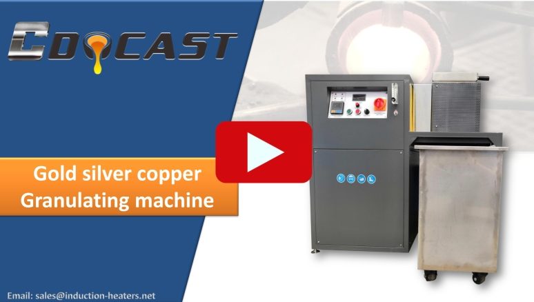 gold silver copper granulating machine