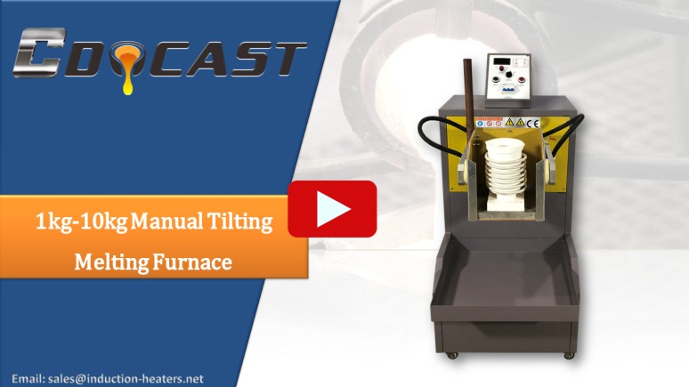 gold melting machine manual tilting furnace01