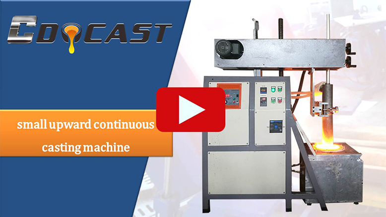 small upward-continuous casting machine