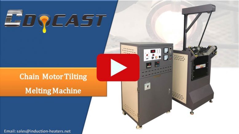 Chian motor tilting melting machine
