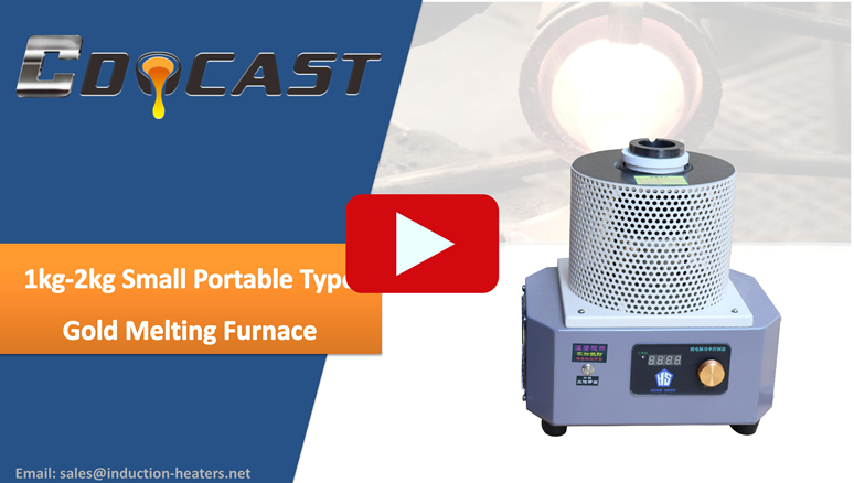 1kg 2kg gold melting furnace