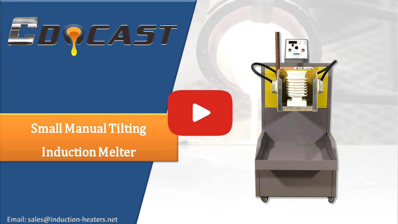 Manual Tilting Metal Melting Machine