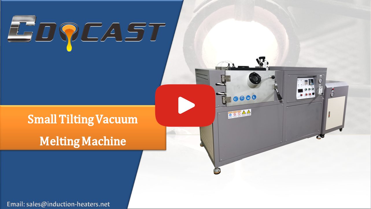 manual ti;ting vacuum melting furnace