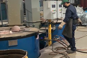 gas melting furnace application