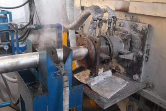 copper casting line